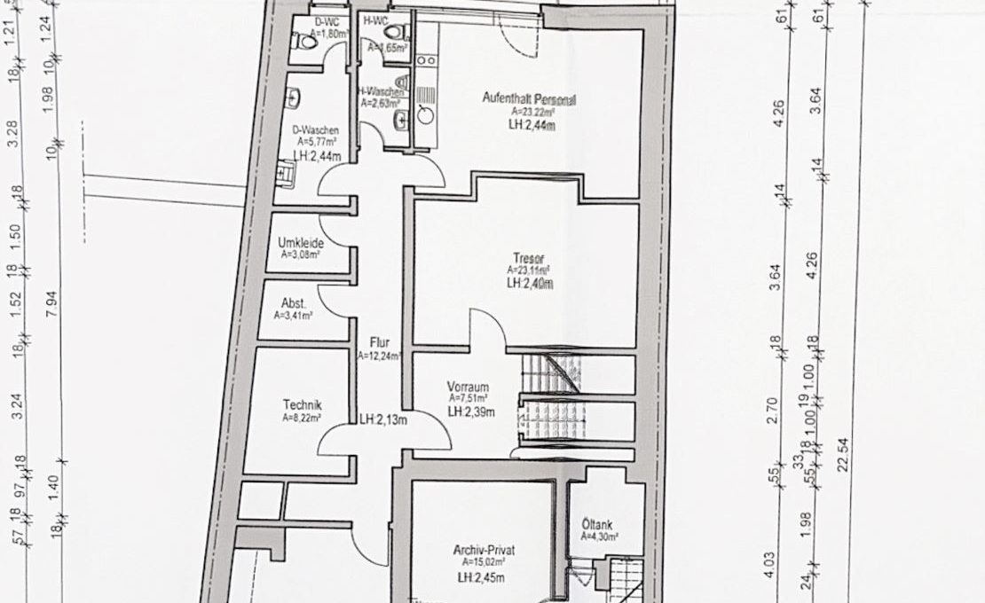 Grundriss Keller
