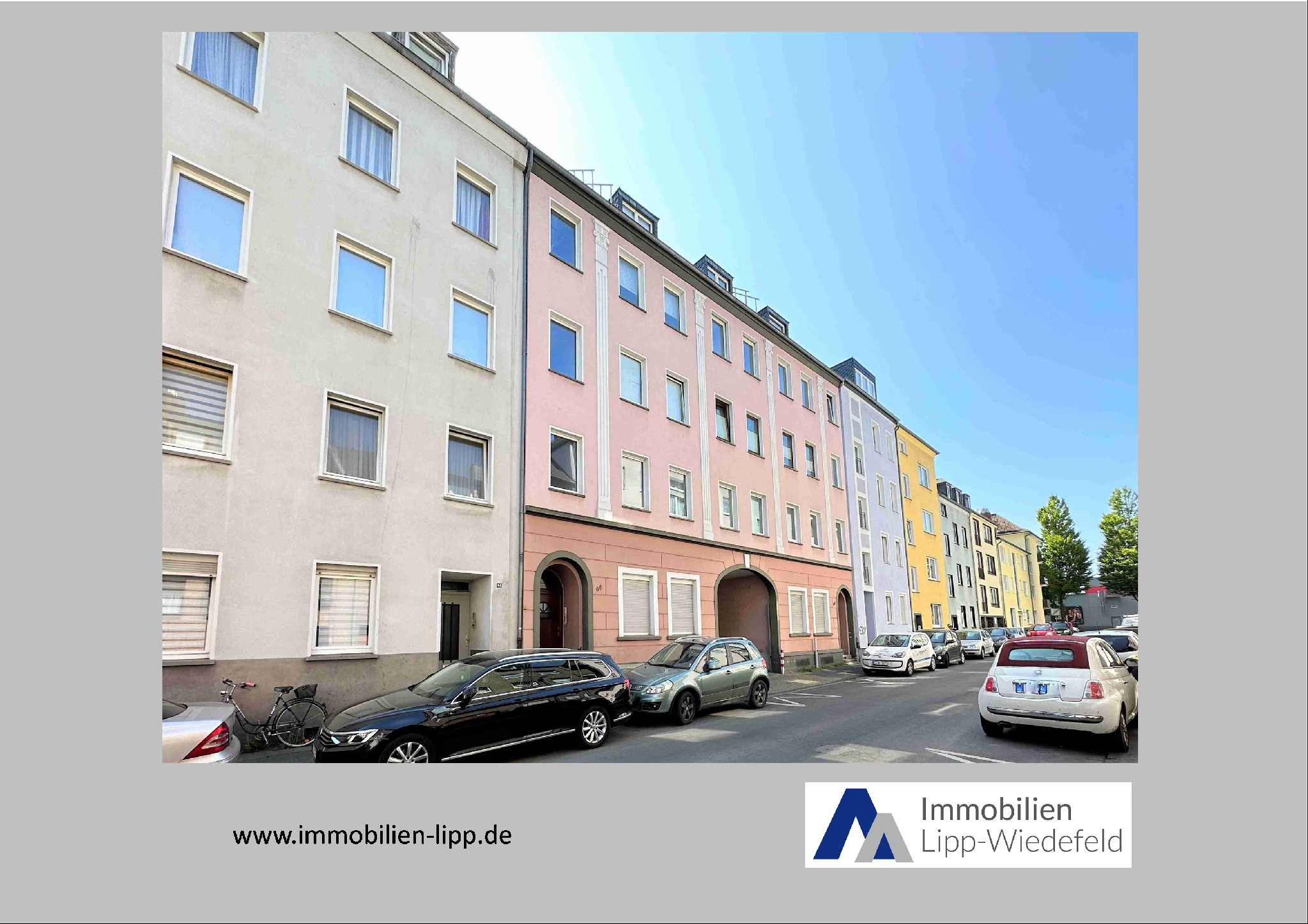 Renovierungsbedürftige 2-Zimmer Eigentumswohnung mit Garage in der Krefelder Innenstadt