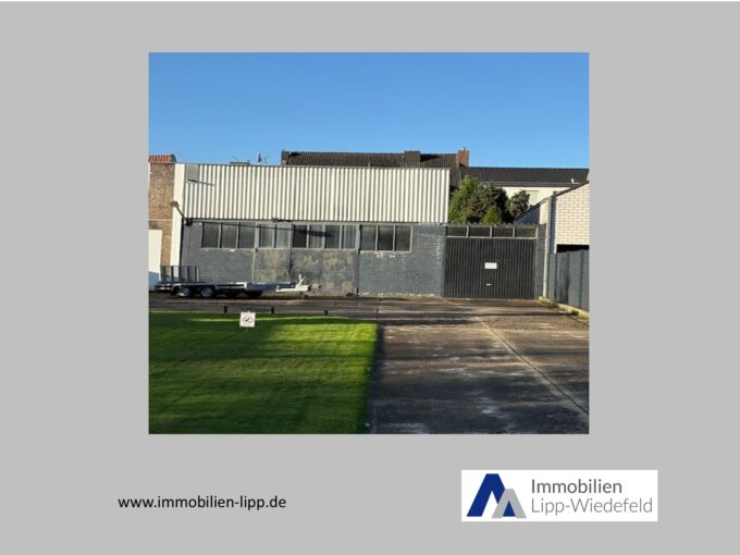 Halle und Garage für 3 Autos